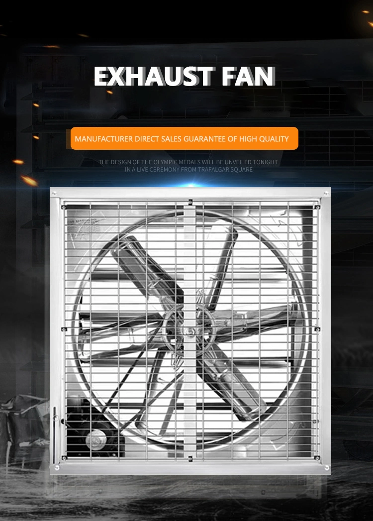 36inch 50inch 54inch Ventilation Fan Swung Drop Hammer Exhaust Fan for Wrokshop